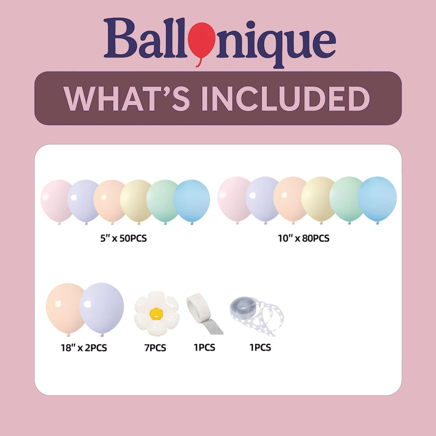 Pastel Balloon Garland Arch Kit with Daisy Flowers, Spring Meadows Balloon Garland Kit, Floral Balloon Arch, Boho Wildflower Shower, Garden
