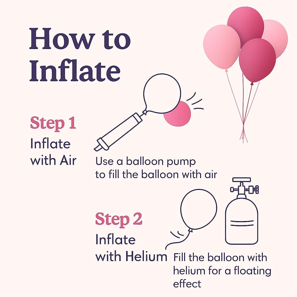 50 Pcs Pink Gold Cream Balloon Bouquet - Helium or Air Fillable Latex Balloons for Birthday, Baby Shower, Gender Reveal Decorations