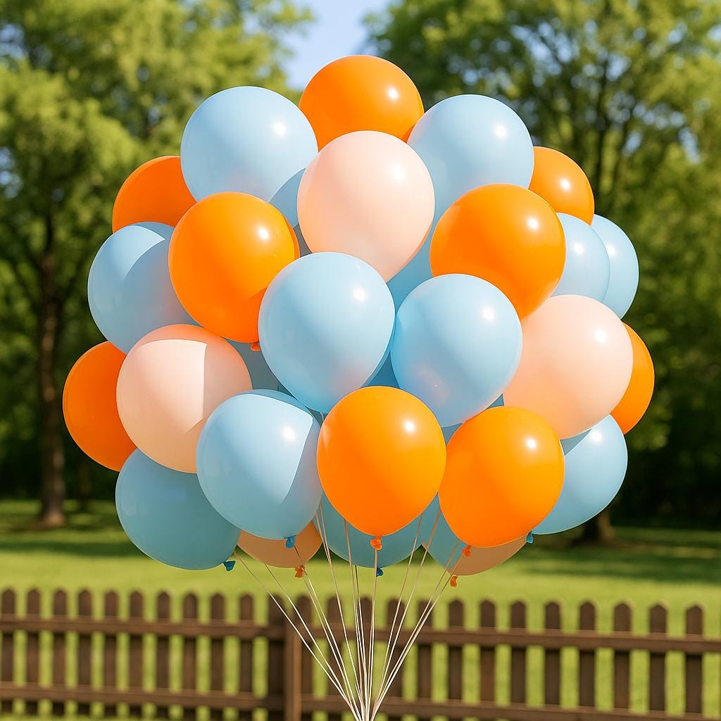 Boho Rainbow Latex Balloons, Burnt Orange Blue Pink Balloon Set - 50 Pcs Birthday Party Balloons, Balloons for Kids Birthday, Baby Shower